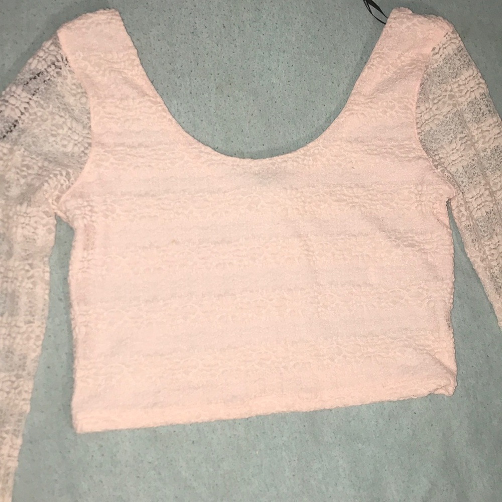 Lace crop top